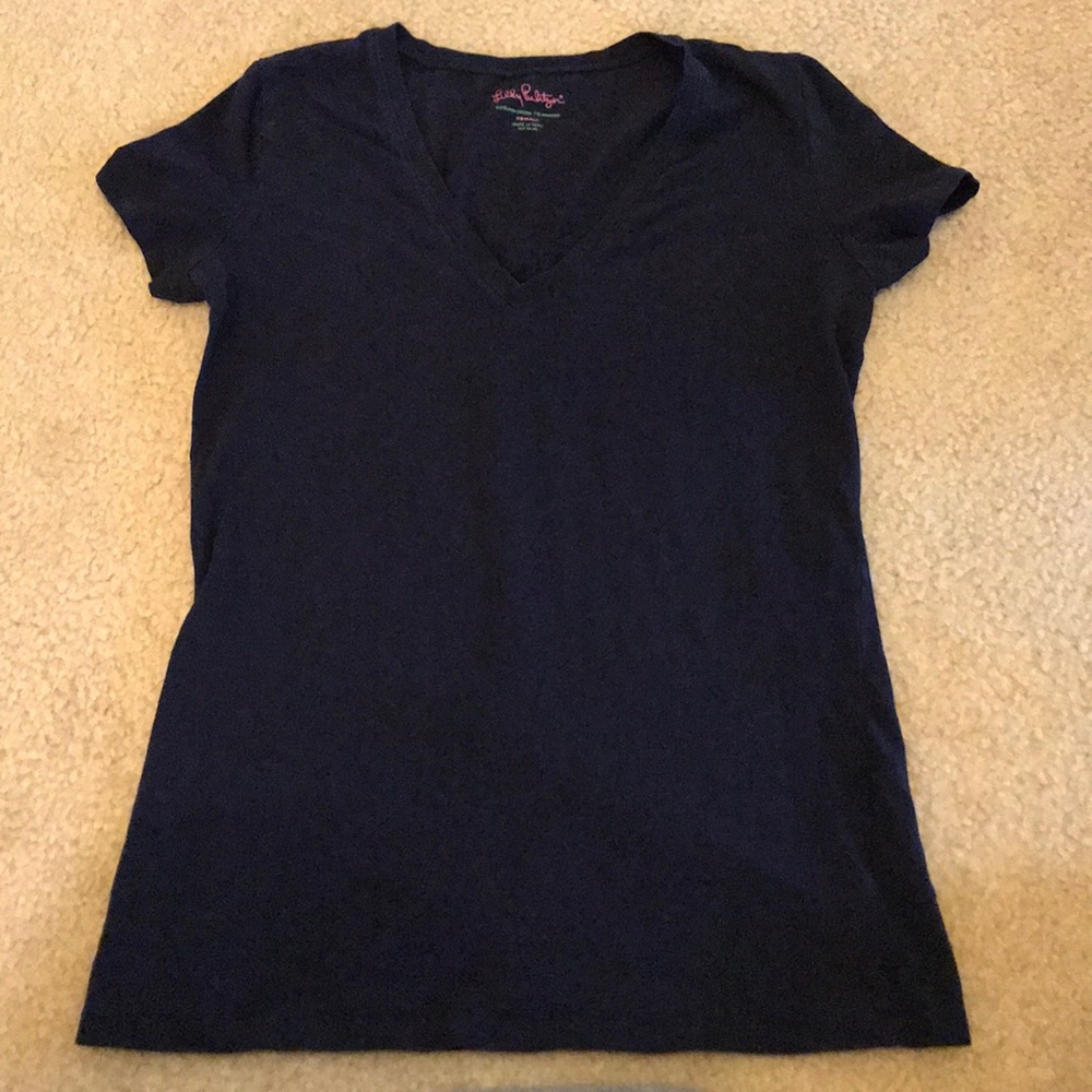 Lilly Pulitzer Navy Blue T-Shirt